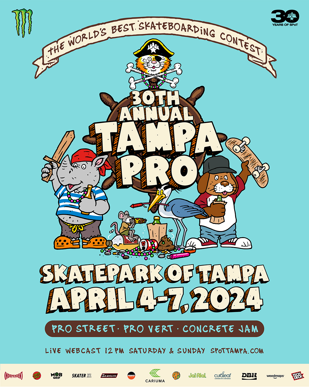 Tampa PRO 2024 Skaterock.cz